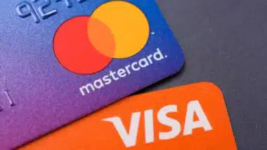 Visa and MasterCard credit cards