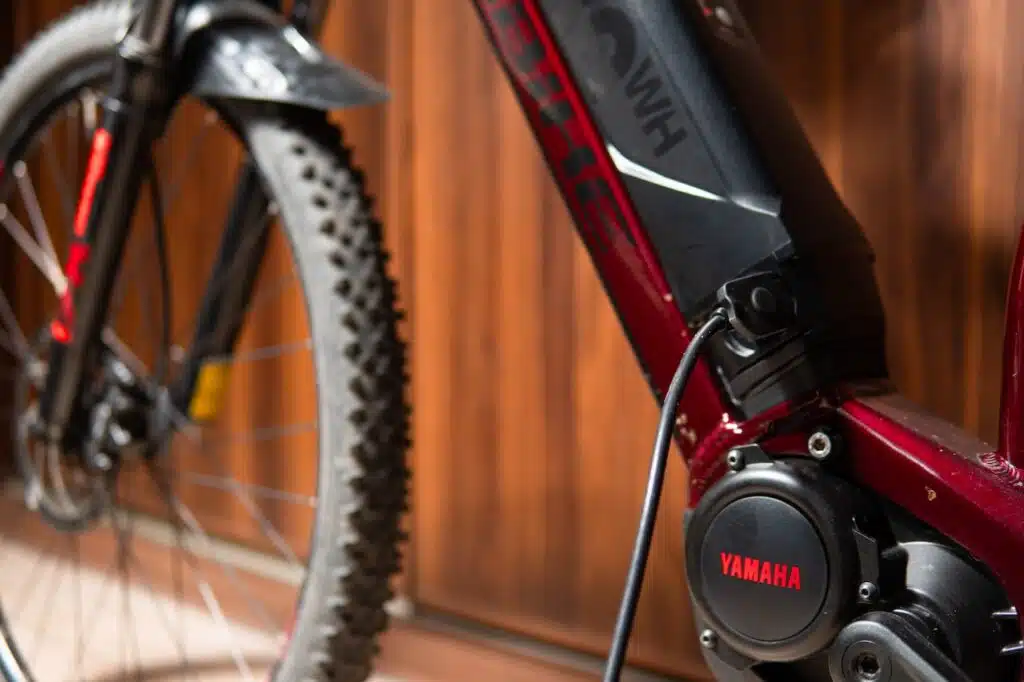 Electric bike charging. Getting your e-mountain bike ready for a ride