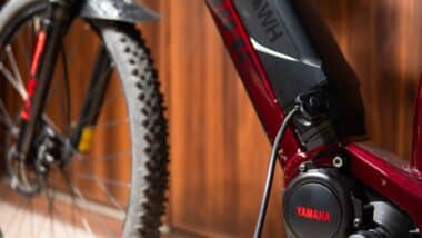 Electric bike charging. Getting your e-mountain bike ready for a ride