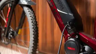 Electric bike charging. Getting your e-mountain bike ready for a ride