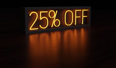 Glowing Neon: 25 Percent Off