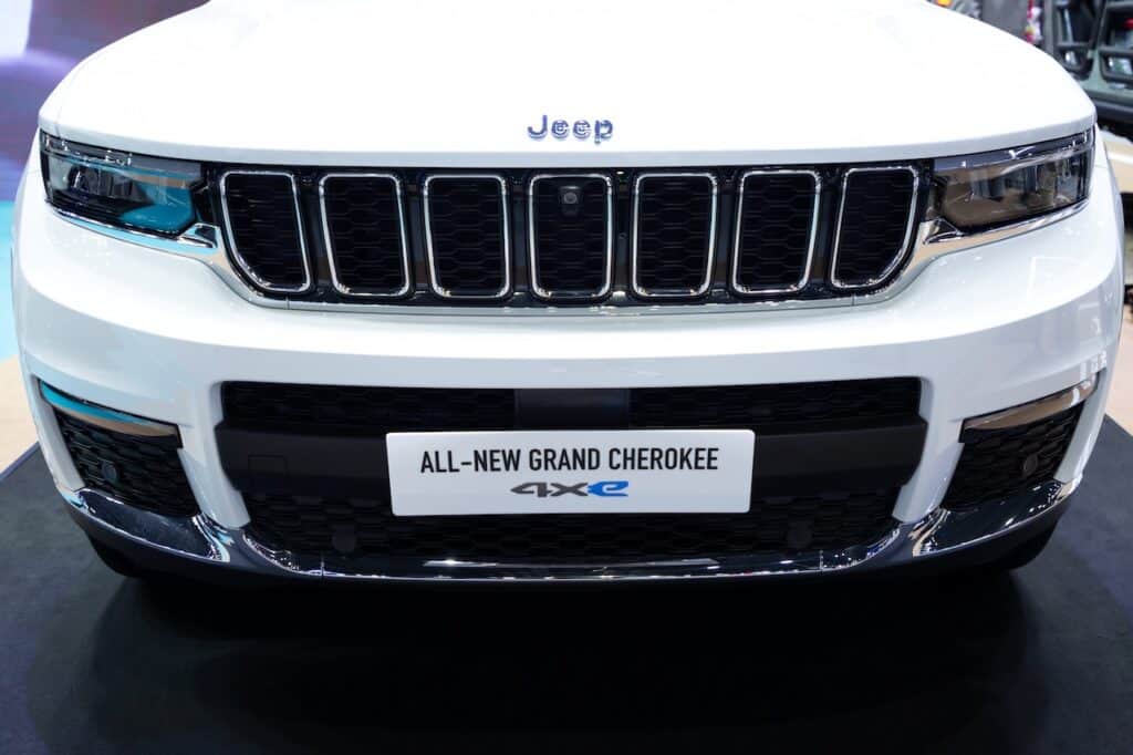 Jeep Cherokee on display