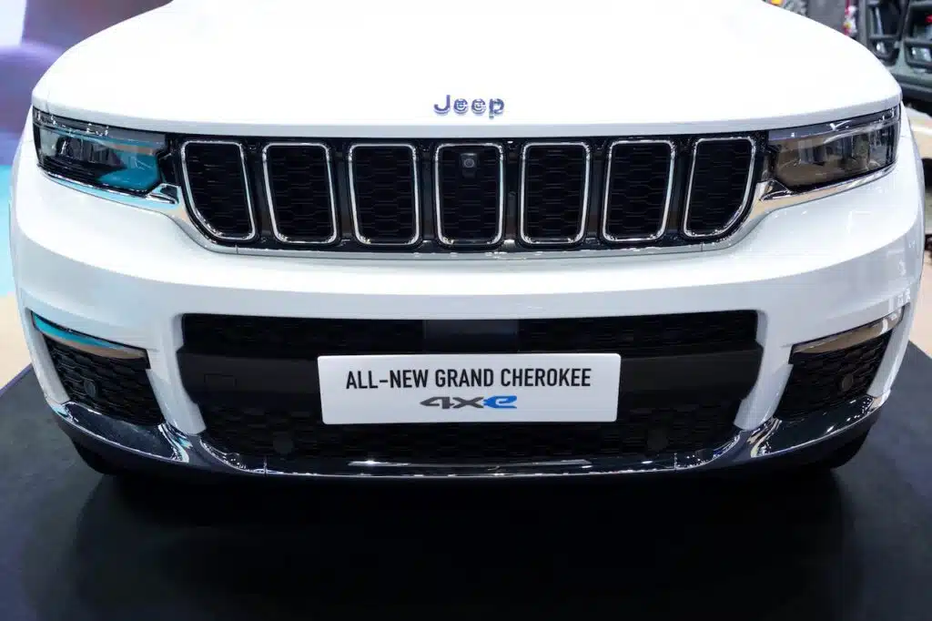 Jeep Cherokee on display