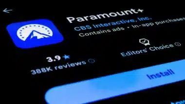 Paramount+ Paramount Plus Streaming Service App on Mobile Phone Screen Android Play Store
