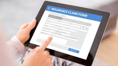 Insurance claim form