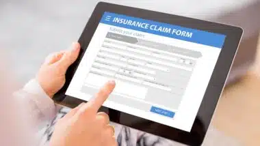 Insurance claim form