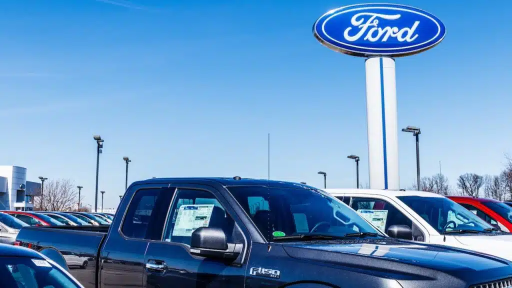 Local Ford Car and Truck Dealership.