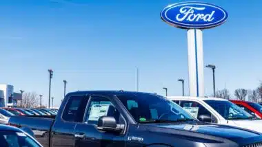 Local Ford Car and Truck Dealership.