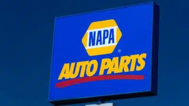 Napa Auto Parts retail store exterior and trademark logo.