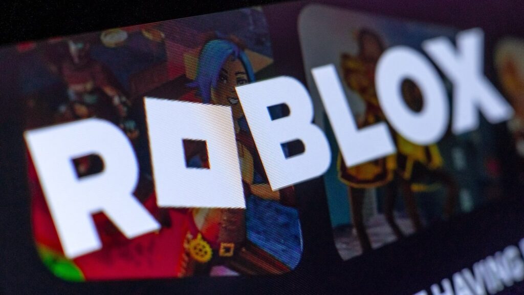 Roblox Logo on Screen Demo Display