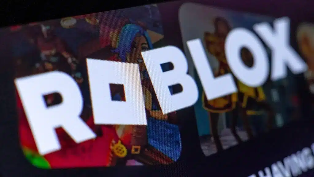 Roblox Logo on Screen Demo Display