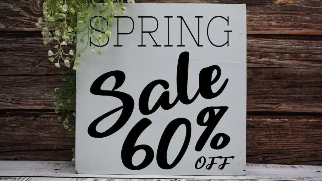 Sale 60% Promotion Offer Discount Retail Shopping Concept