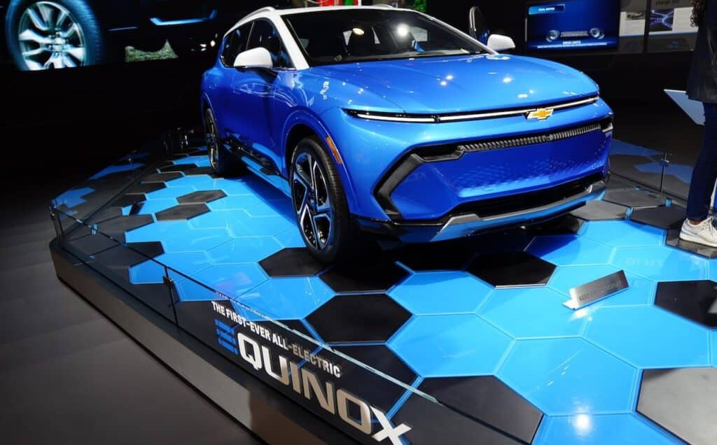 2024 Chevrolet Equinox EV at the New York International Auto Show