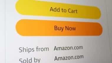 Add to Cart and Buy Now buttons from the Amazon website interface
