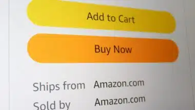 Add to Cart and Buy Now buttons from the Amazon website interface