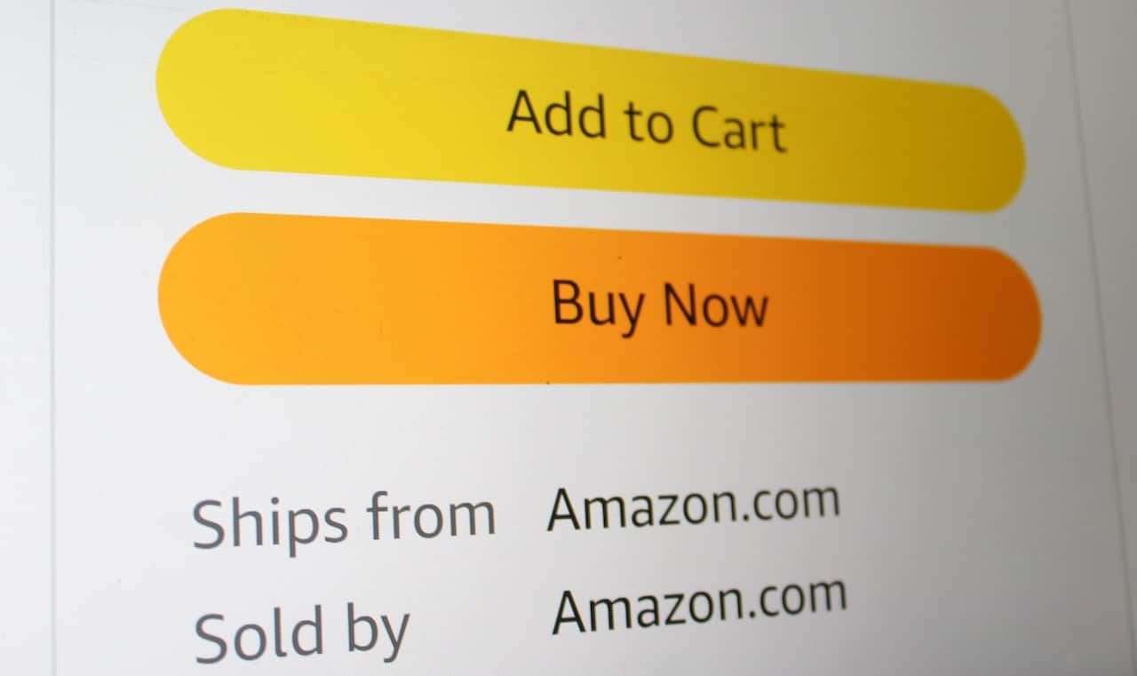 Add to Cart and Buy Now buttons from the Amazon website interface