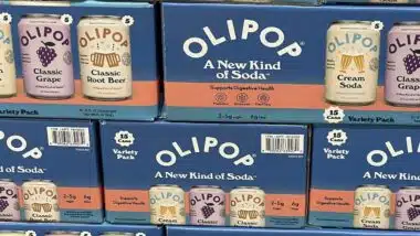 Olipop soda boxes