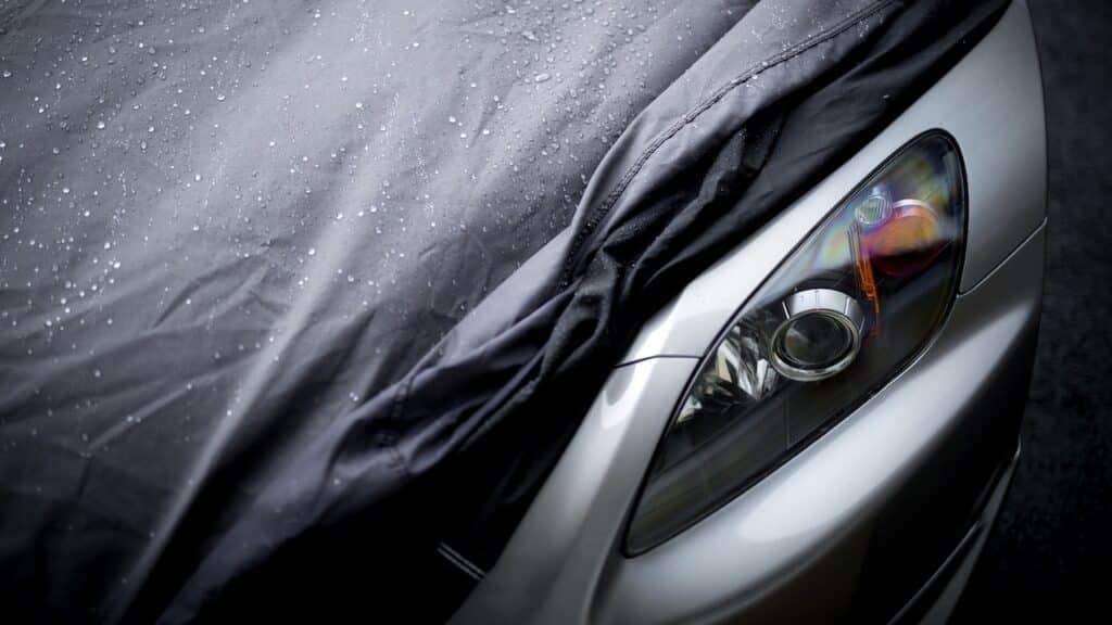 Wet car cover