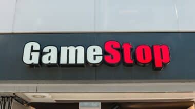 GameStop logo on a store front.