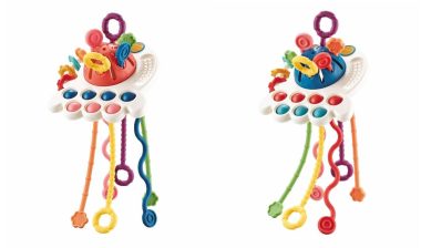 AiTuiTui Pull String Teething Toy