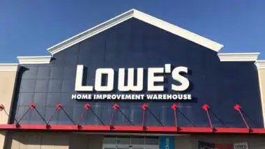Main Entrance Of Lowe's Store