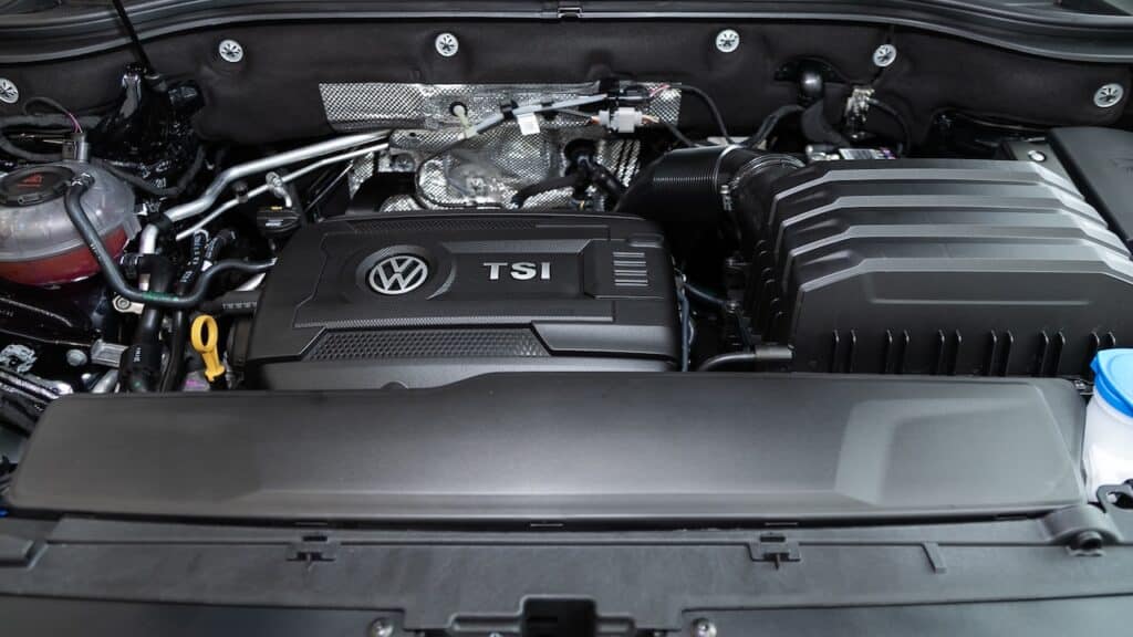 Volkswagen Teramont,Closeup of a clean motor block, . Internal combustion engine