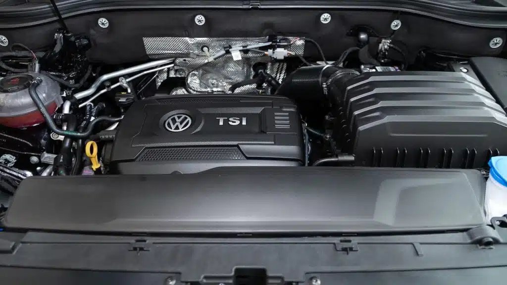 Volkswagen Teramont,Closeup of a clean motor block, . Internal combustion engine