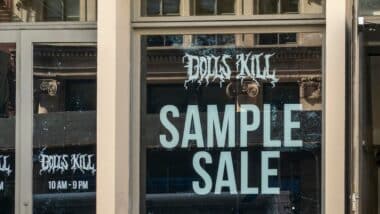 Dolls Kill brand sample sale in NYC