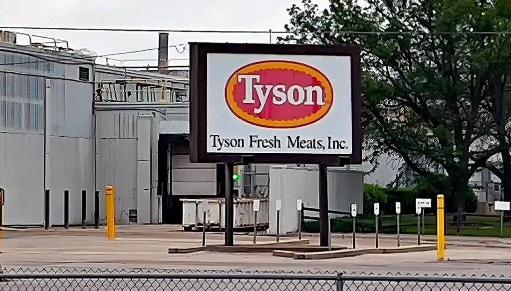 Tyson facility that produces a array of special product solutions of seasoned and marinated meat, pork and chicken