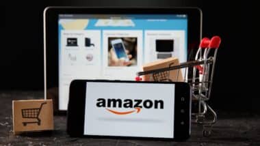 amazon on the tablet and phone display