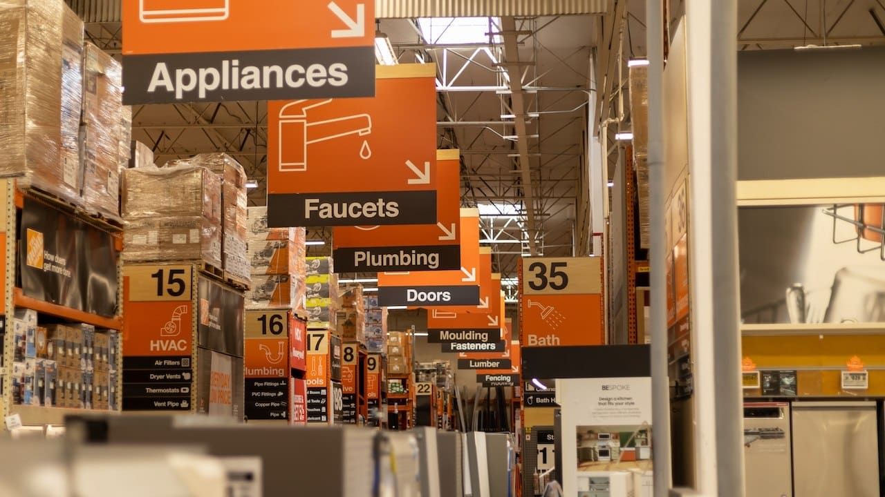home depot retail store