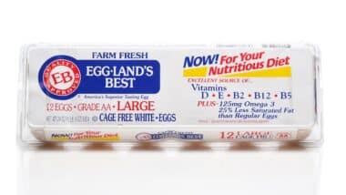 A Carton of Egg Lands Best Large Grade AA Eggs.