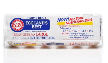 A Carton of Egg Lands Best Large Grade AA Eggs.