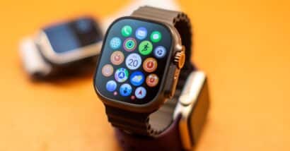 Apple Watch Series 10 models are displayed at the Apple store