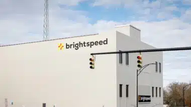 Brightspeed Internet building and signs.
