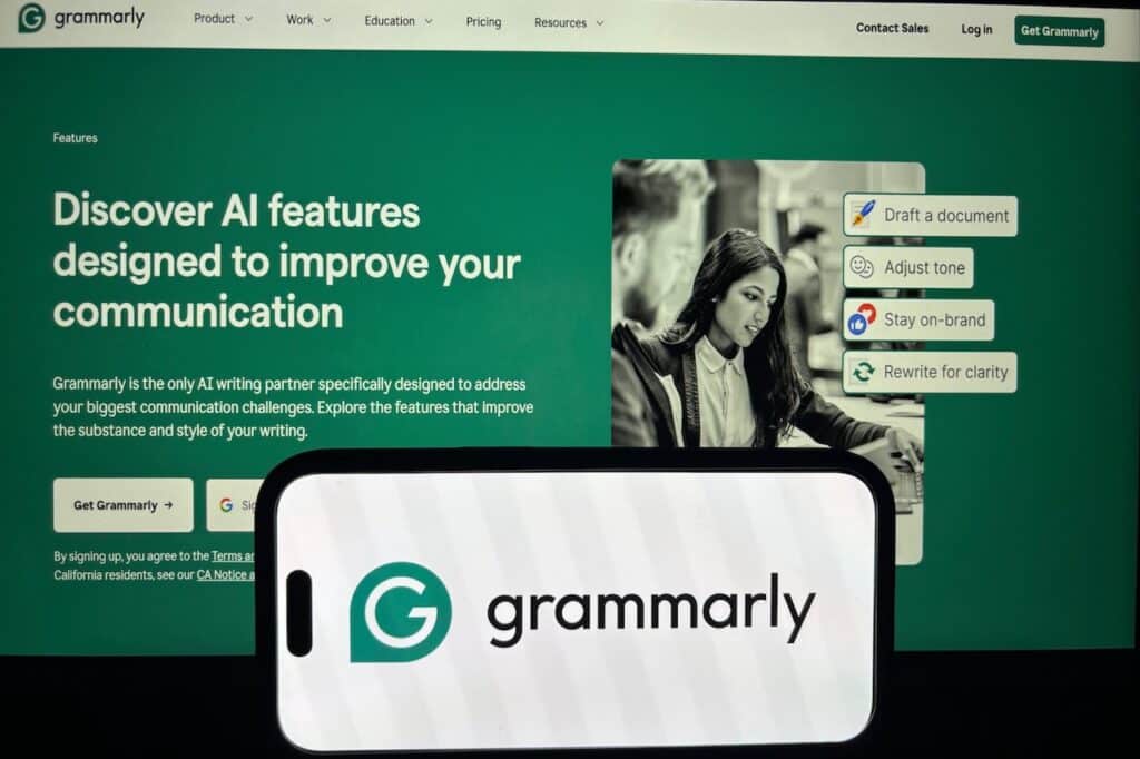 Grammarly is an AI-powered writing assistant that helps users improve their writing by checking for grammar, spelling, punctuation, style, and plagiarism