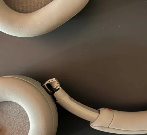 Head phone wire attachment point
