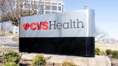 CVS Health ground sign is seen at its CVS Caremark Corporate Office in Irving, Texas
