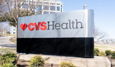 CVS Health ground sign is seen at its CVS Caremark Corporate Office in Irving, Texas