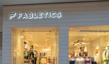 A Fabletics store in a shopping mall.