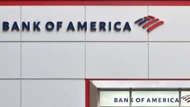 view to Bank of America in Manhattan,