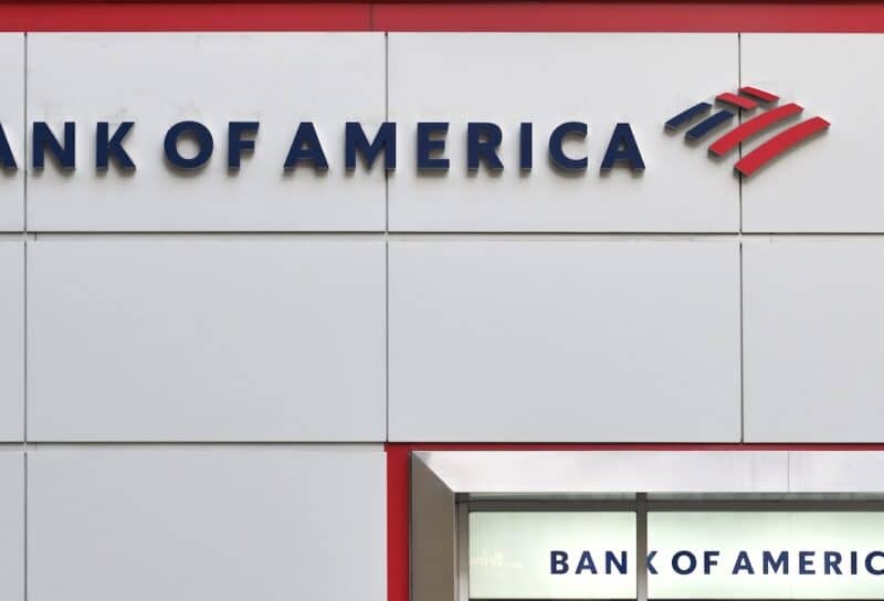 view to Bank of America in Manhattan,