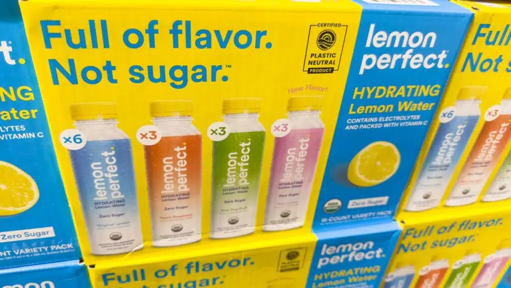Box of Lemon Perfect hydrating water