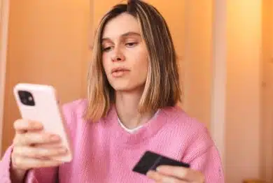 Paying phone bill on phone