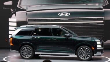 Dark green 2026 Hyundai Palisade SUV