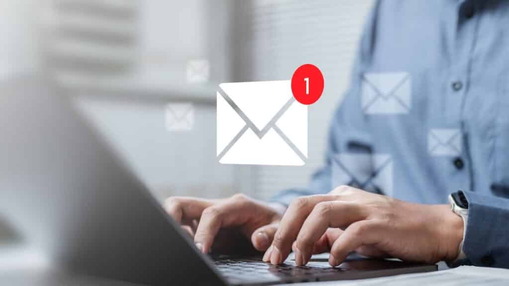 Email marketing concept.