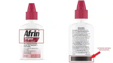 Afrin bottle recalled
