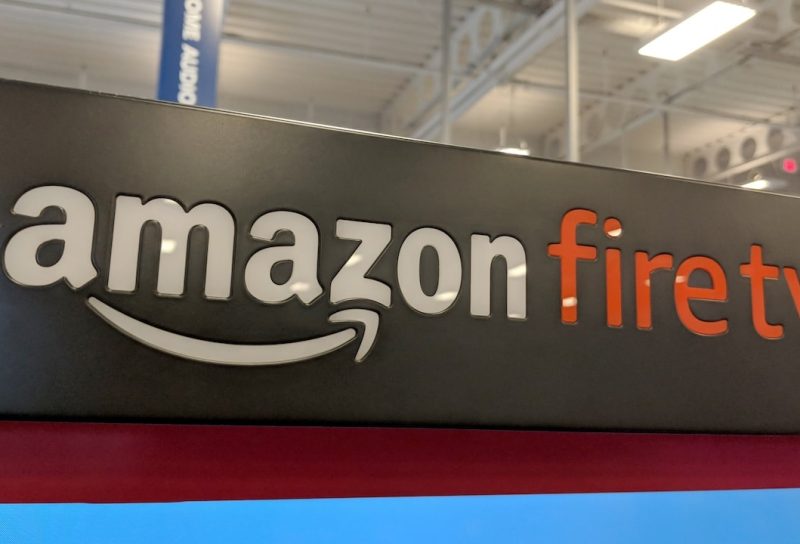 Amazon Fire TV Display inside Best Buy