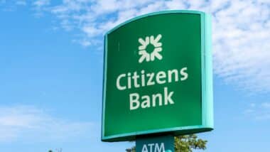 Sign of Citizens bank