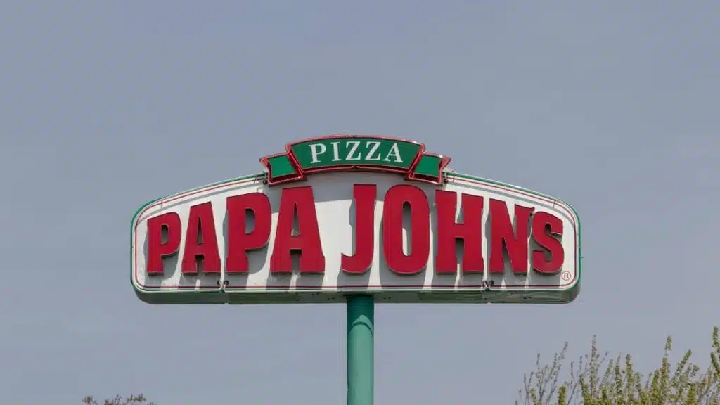 Papa John's Take-Out Pizza Restaurant.